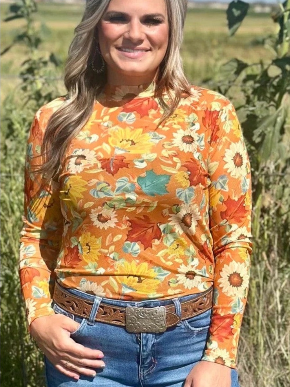 Blissfully Blessed Mesh Top-xs